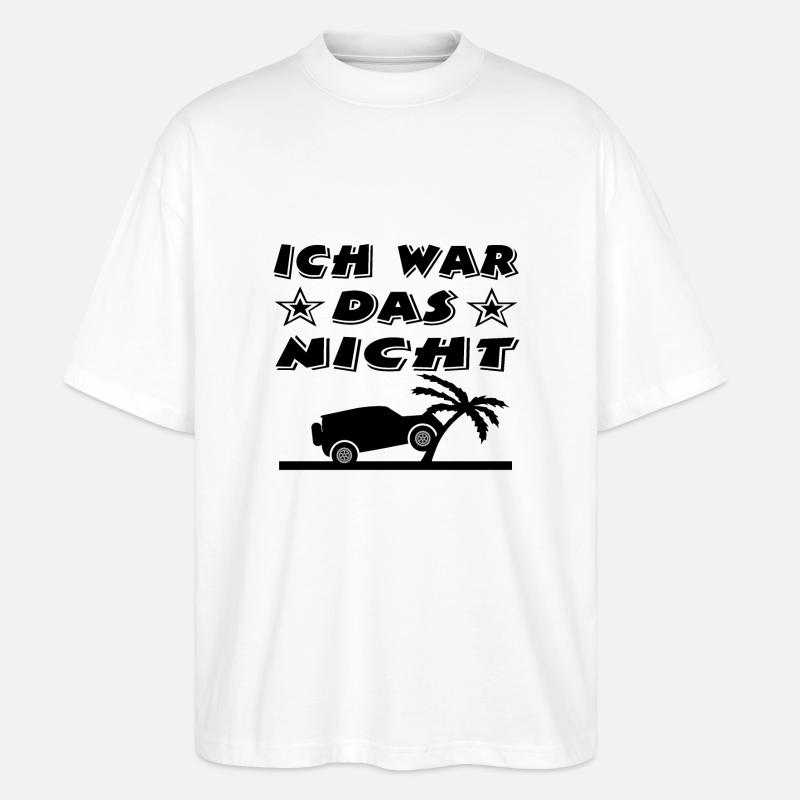 Auto - Stanley/Stella Oversized Unisex Bio T-Shirt Blaster 2.0 - Weiß