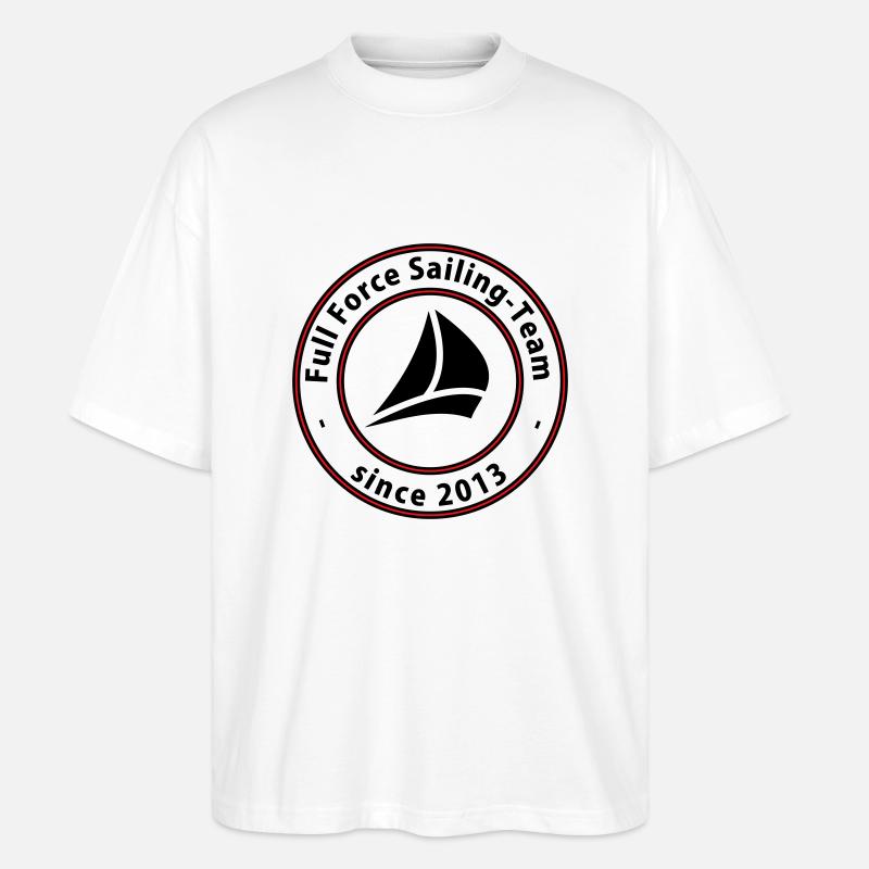 Full Force Sailing neutral - Stanley/Stella Oversized Unisex Bio T-Shirt Blaster 2.0 - Weiß