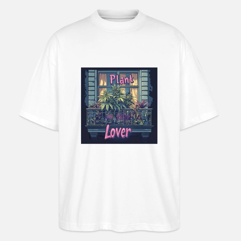 Canabis lover Berlin - Stanley/Stella Oversized Unisex Bio T-Shirt Blaster 2.0 - Weiß