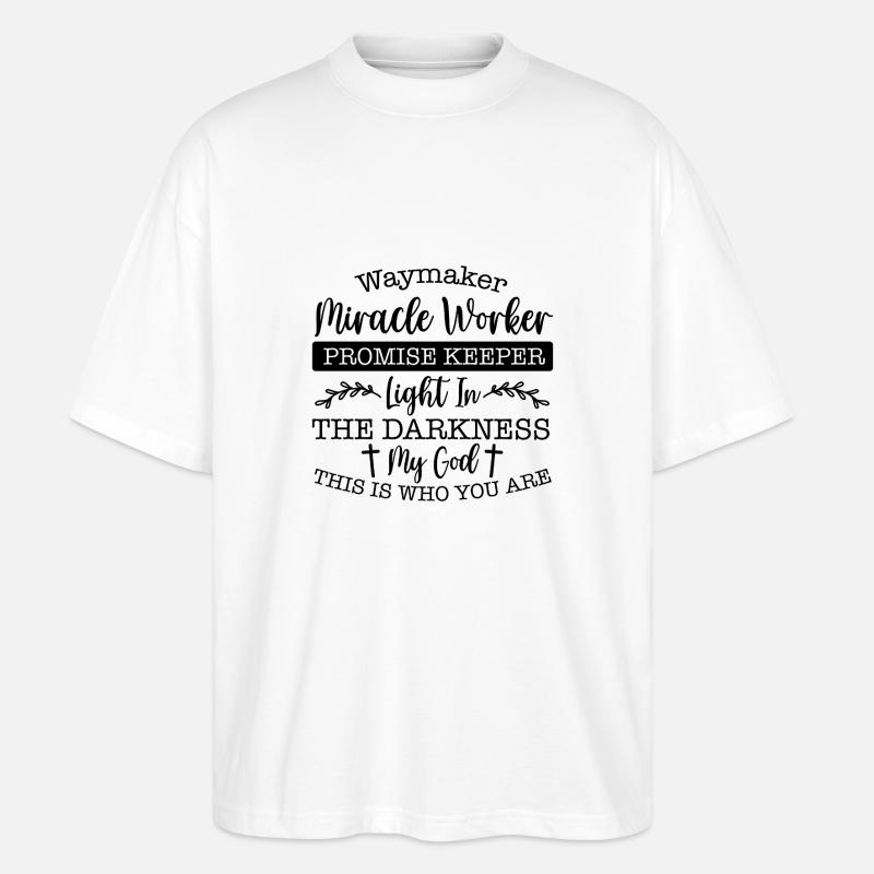 Waymaker - Stanley/Stella Oversized Unisex Bio T-Shirt Blaster 2.0 - Weiß