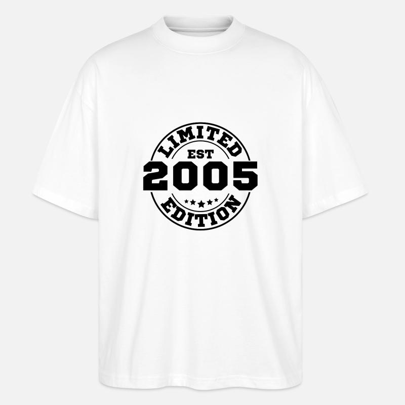Limitierte Auflage 2005 - Stanley/Stella Oversized Unisex Bio T-Shirt Blaster 2.0 - Weiß