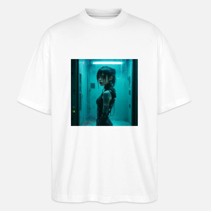 N-dless Nights: Isolation - Stanley/Stella Oversized Unisex Bio T-Shirt Blaster 2.0 - Weiß