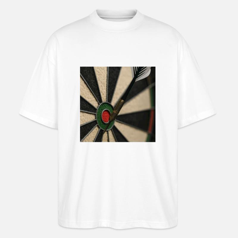 Darts / Darts - Stanley/Stella Oversized Unisex Bio T-Shirt Blaster 2.0 - Weiß