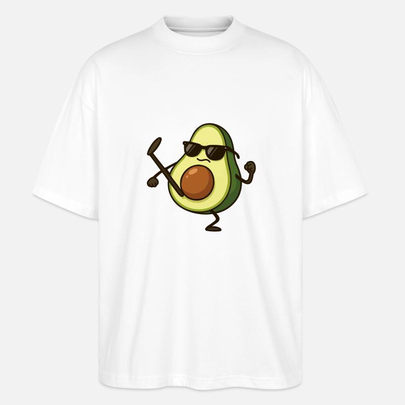 avocado karate - Stanley/Stella Oversized Unisex Bio T-Shirt Blaster 2.0 - Weiß