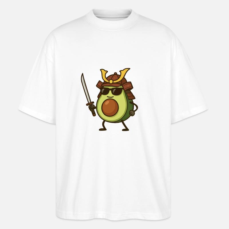 Avocat Samouraï - T-shirt bio Blaster 2.0 coupe oversize Stanley/Stella Unisexe - blanc