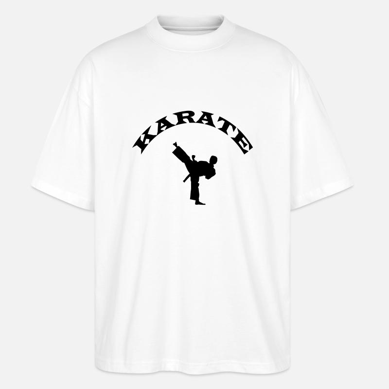 karate - Stanley/Stella Oversized Unisex Bio T-Shirt Blaster 2.0 - Weiß