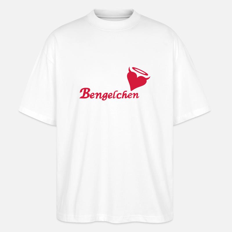 Bengelchen - Stanley/Stella Oversized Unisex Bio T-Shirt Blaster 2.0 - Weiß