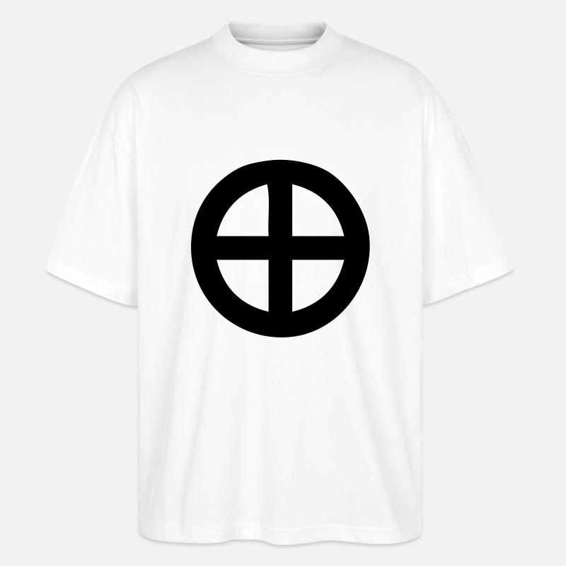 risti - Stanley/Stella Blaster 2.0 Unisex Oversized Luomu T-paita - valkoinen