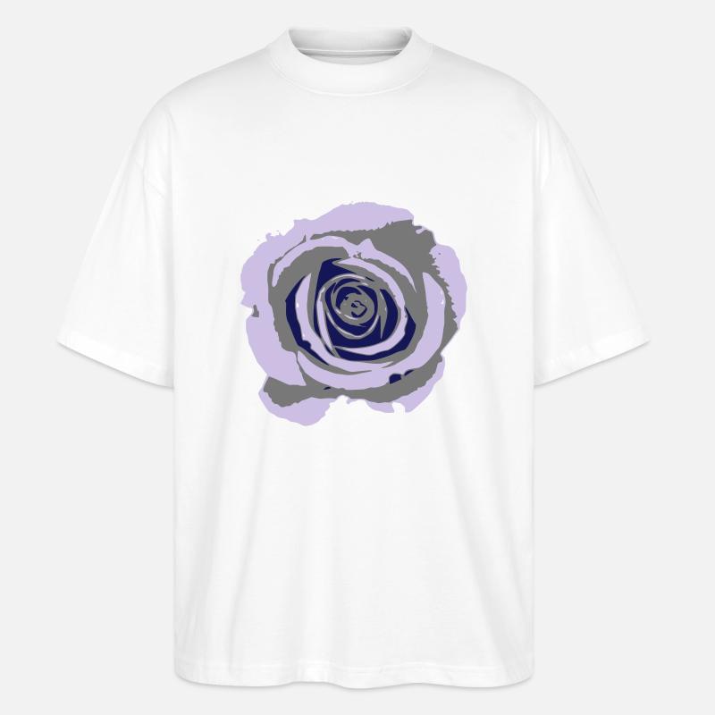 rose - Stanley/Stella Oversized Unisex Bio T-Shirt Blaster 2.0 - Weiß