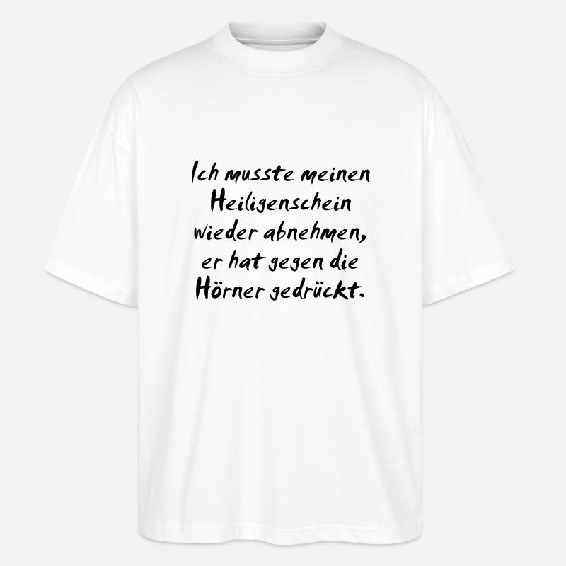 Sans auréole - T-shirt bio Blaster 2.0 coupe oversize Stanley/Stella Unisexe - blanc