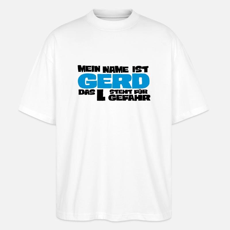 gerd - Stanley/Stella Oversized Unisex Bio T-Shirt Blaster 2.0 - Weiß