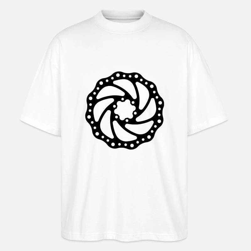 Bremsscheibe - Stanley/Stella Oversized Unisex Bio T-Shirt Blaster 2.0 - Weiß