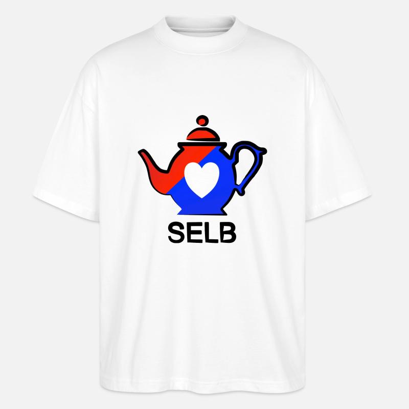 Selb - Stanley/Stella Oversized Unisex Bio T-Shirt Blaster 2.0 - Weiß