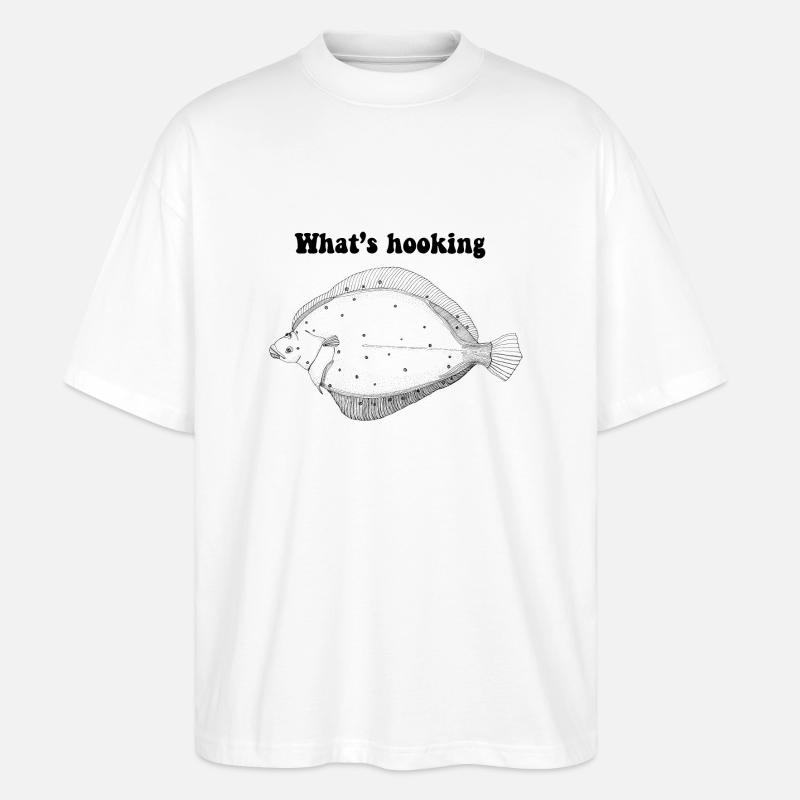 Was ist Hooking? - Stanley/Stella Oversized Unisex Bio T-Shirt Blaster 2.0 - Weiß