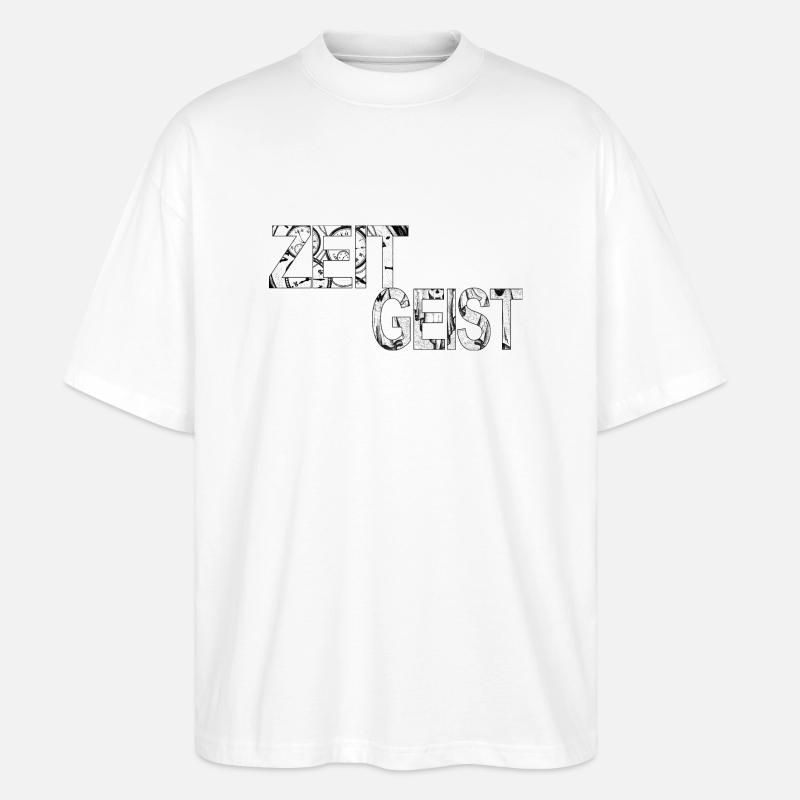 ZeitGeist - Stanley/Stella Oversized Unisex Bio T-Shirt Blaster 2.0 - Weiß