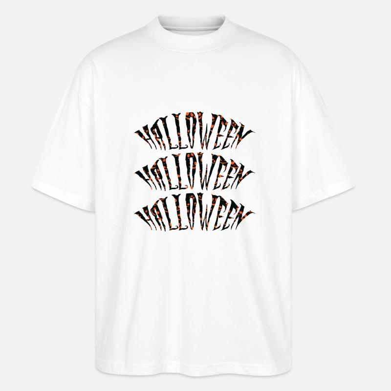 Halloween - Stanley/Stella Oversized Unisex Bio T-Shirt Blaster 2.0 - Weiß