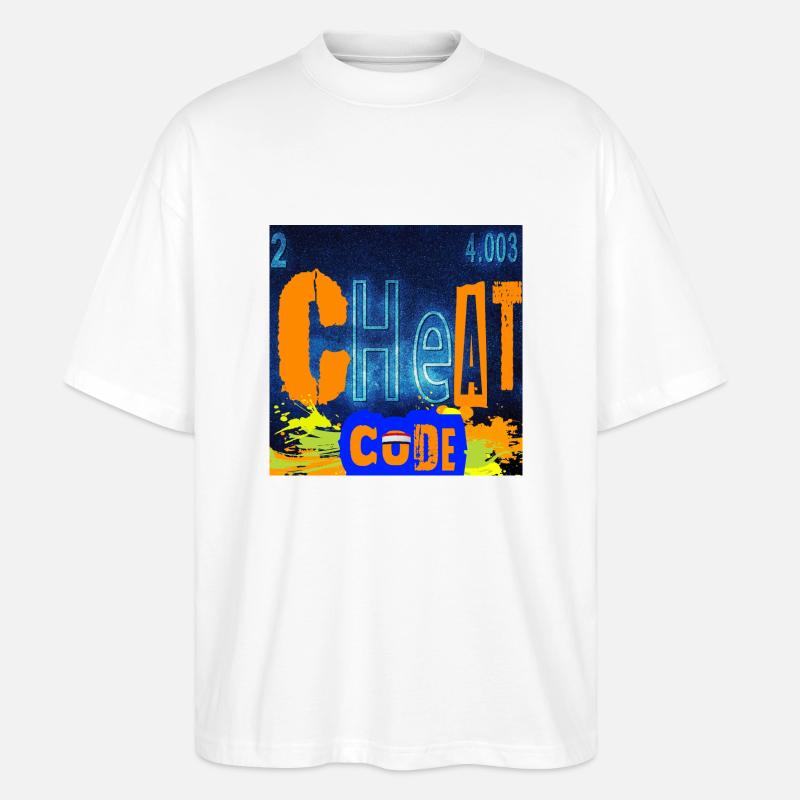 CHEATCODE CHEMISTRY - T-shirt bio Blaster 2.0 coupe oversize Stanley/Stella Unisexe - blanc