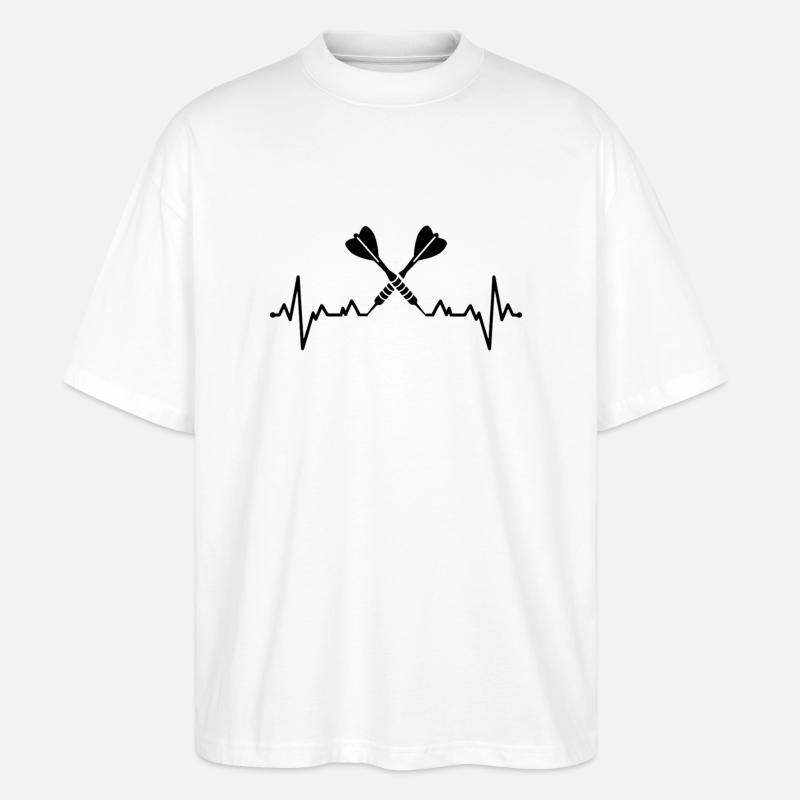 Dartpfeil - Stanley/Stella Oversized Unisex Bio T-Shirt Blaster 2.0 - Weiß