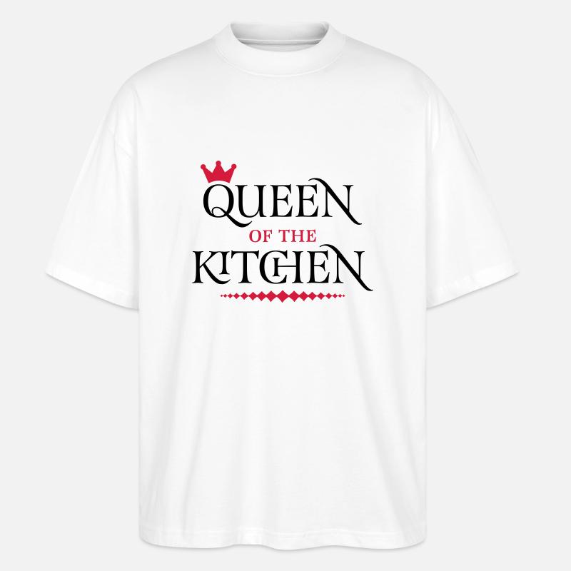 Reine de la cuisine - T-shirt bio Blaster 2.0 coupe oversize Stanley/Stella Unisexe - blanc