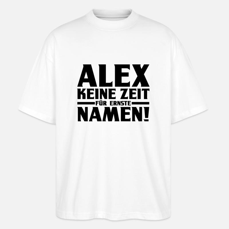 Alexander Alexandra Alexa Alex - Stanley/Stella Oversized Unisex Bio T-Shirt Blaster 2.0 - Weiß