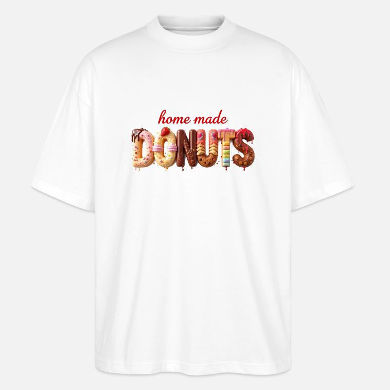 Donuts 356276 - Stanley/Stella Oversized Unisex Bio T-Shirt Blaster 2.0 - Weiß
