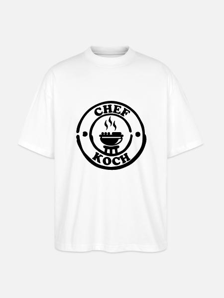 chef_koch__f1 - Stanley/Stella Oversized Unisex Bio T-Shirt Blaster 2.0 - Weiß