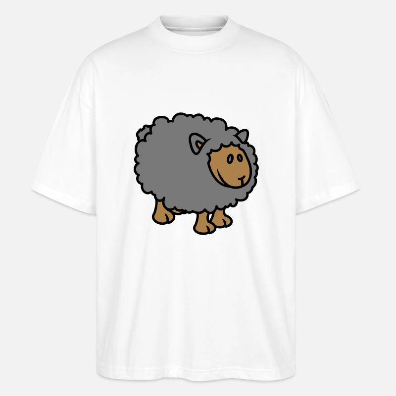 sheep - Stanley/Stella Oversized Unisex Bio T-Shirt Blaster 2.0 - Weiß