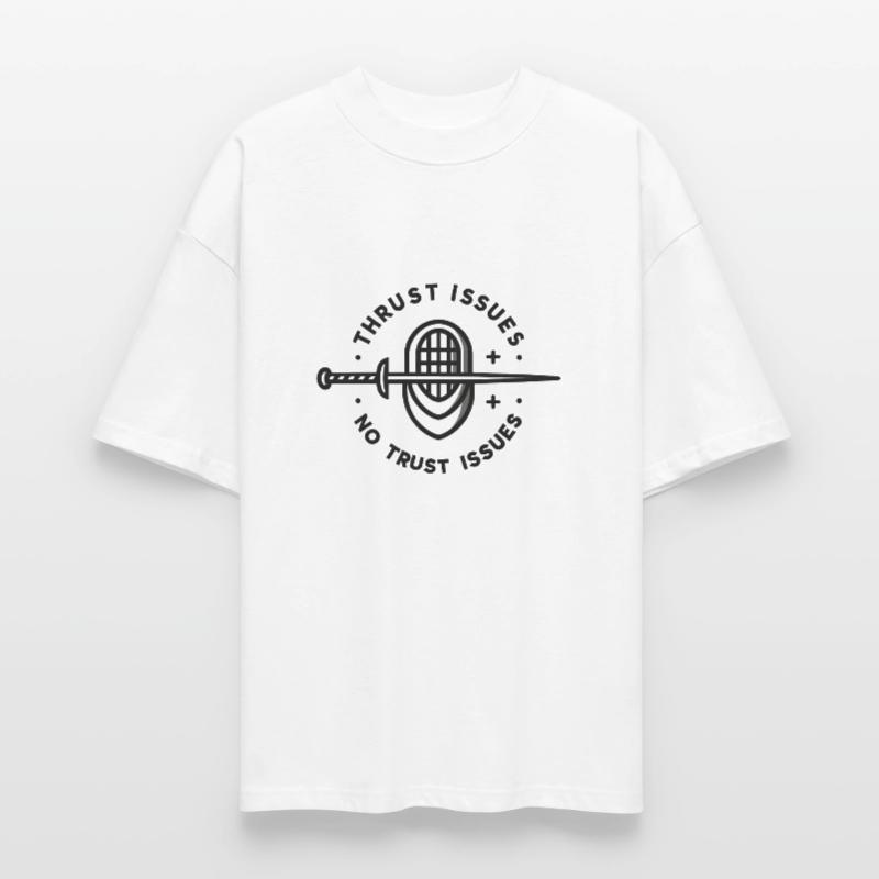 Attack problems, not trust problems Stanley/Stella Oversized Unisex Organic T-shirt Blaster 2.0