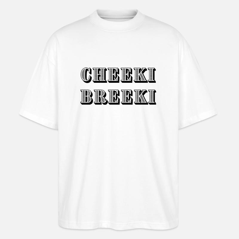 Cheeki Breeki - Stanley/Stella Oversized Unisex Bio T-Shirt Blaster 2.0 - Weiß