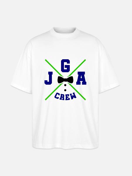 jga crew - Stanley/Stella Oversized Unisex Bio T-Shirt Blaster 2.0 - Weiß