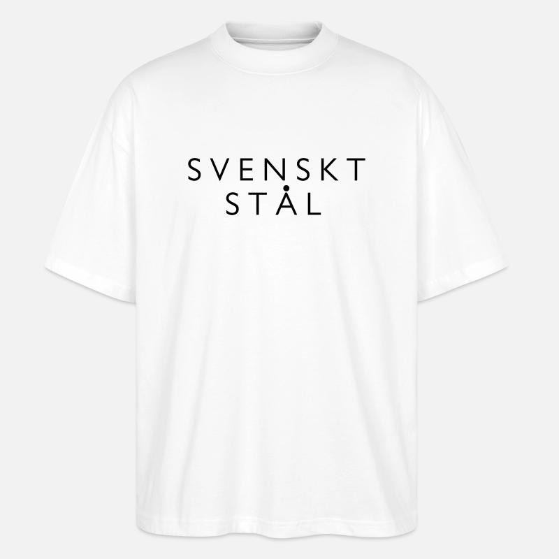 Schwedischer Stahl - Stanley/Stella Oversized Unisex Bio T-Shirt Blaster 2.0 - Weiß
