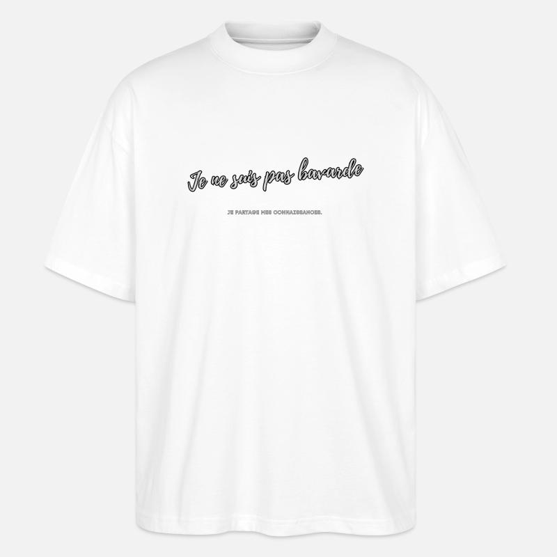 Bavarde 2 - T-shirt bio Blaster 2.0 coupe oversize Stanley/Stella Unisexe - blanc