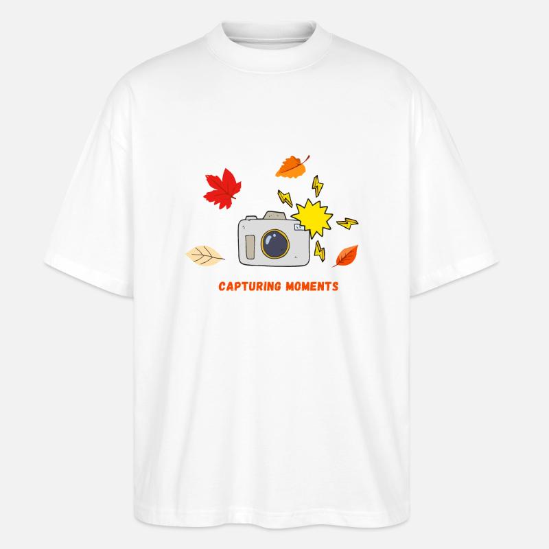 Der Herbst ist da - Stanley/Stella Oversized Unisex Bio T-Shirt Blaster 2.0 - Weiß