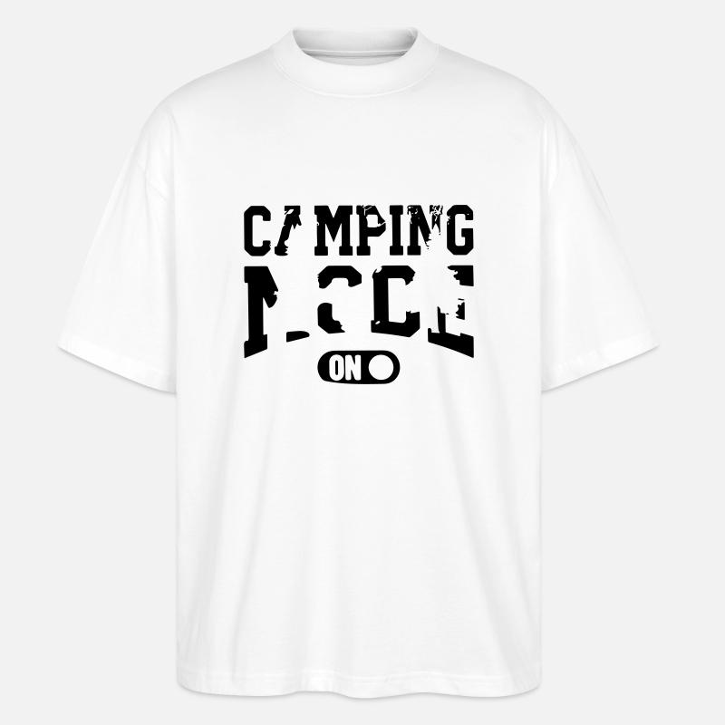 mode camping - T-shirt bio Blaster 2.0 coupe oversize Stanley/Stella Unisexe - blanc