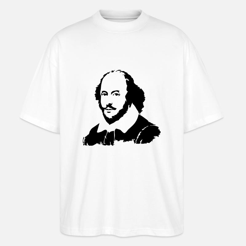 Shakespeare - Stanley/Stella Oversized Unisex Bio T-Shirt Blaster 2.0 - Weiß