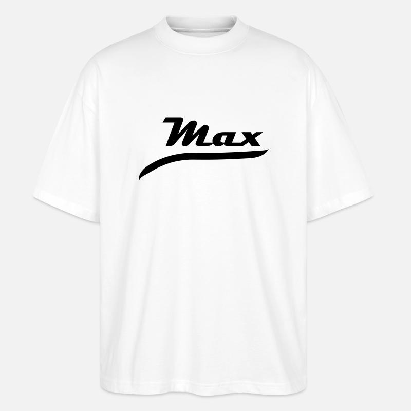 max_1 - Stanley/Stella Oversized Unisex Bio T-Shirt Blaster 2.0 - Weiß