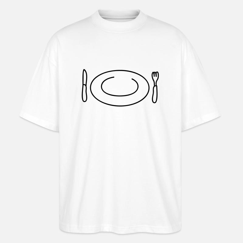 Hungry - Stanley/Stella Oversized Unisex Bio T-Shirt Blaster 2.0 - Weiß