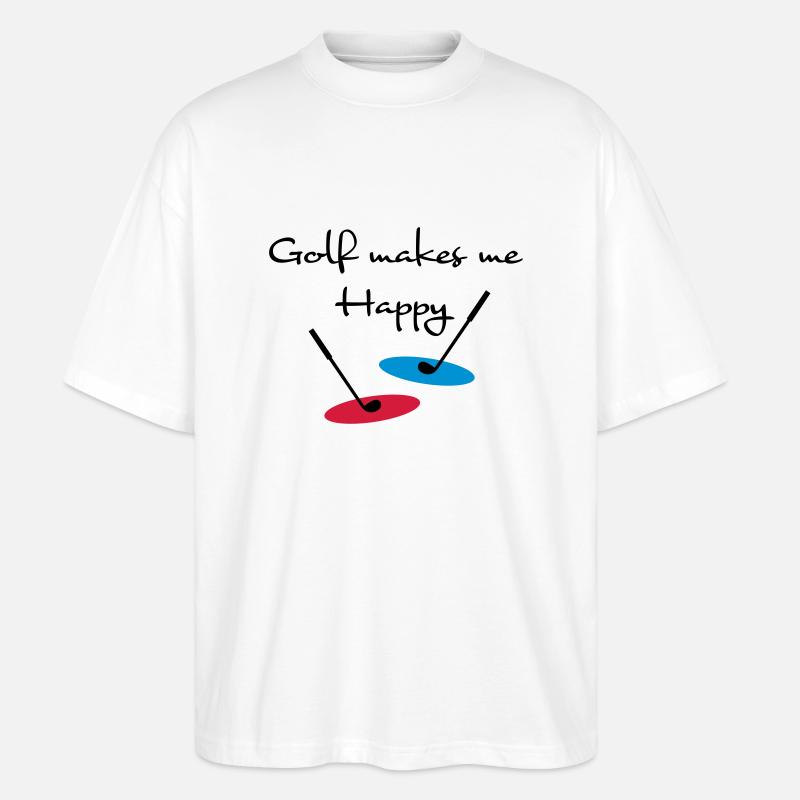 golf - T-shirt bio Blaster 2.0 coupe oversize Stanley/Stella Unisexe - blanc