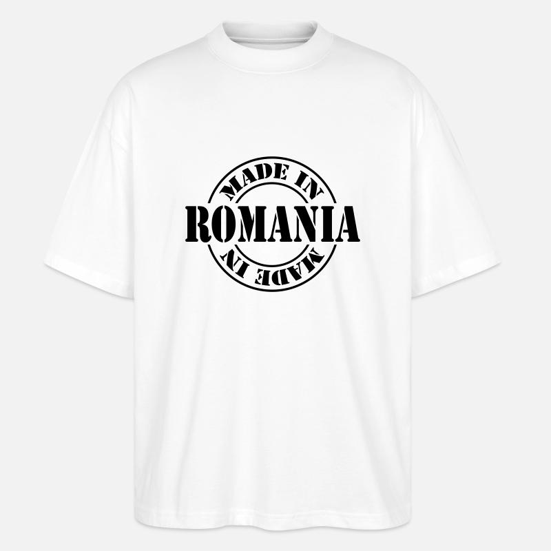 made in romania m1k2 - T-shirt bio Blaster 2.0 coupe oversize Stanley/Stella Unisexe - blanc