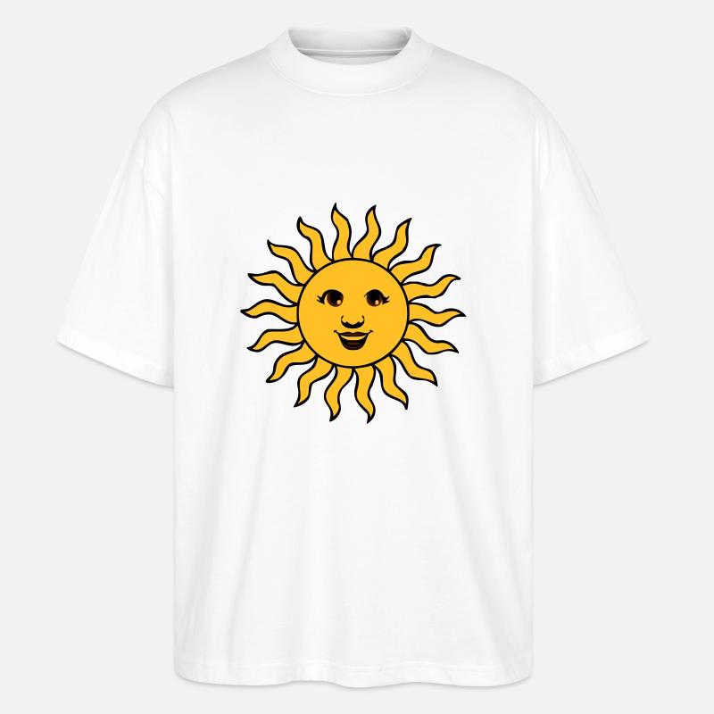Summer Sun amical - T-shirt bio Blaster 2.0 coupe oversize Stanley/Stella Unisexe - blanc