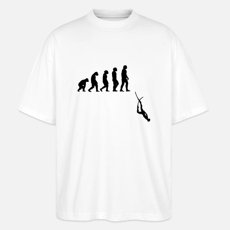 Evolution Apnea Diving - Stanley/Stella Oversized Unisex Organic T-shirt Blaster 2.0 - white