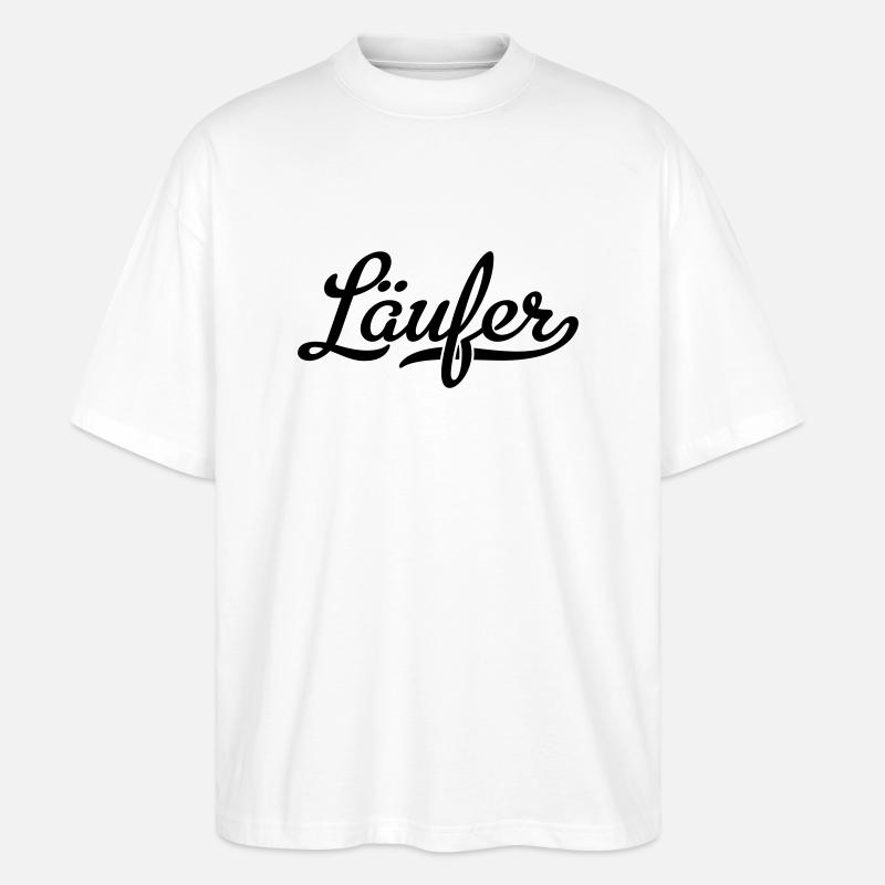 Läufer - Stanley/Stella Oversized Unisex Bio T-Shirt Blaster 2.0 - Weiß