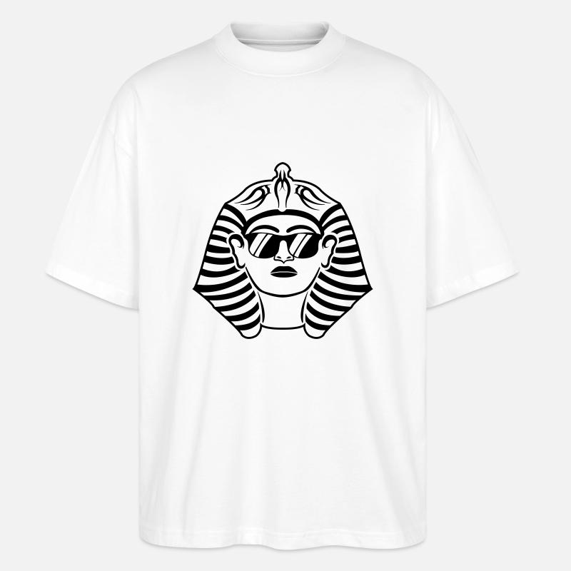 Lunettes de soleil Pharaon - T-shirt bio Blaster 2.0 coupe oversize Stanley/Stella Unisexe - blanc