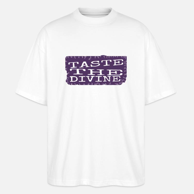 delightful dining cool culinary indulgence - Stanley/Stella Oversized Unisex Bio T-Shirt Blaster 2.0 - Weiß