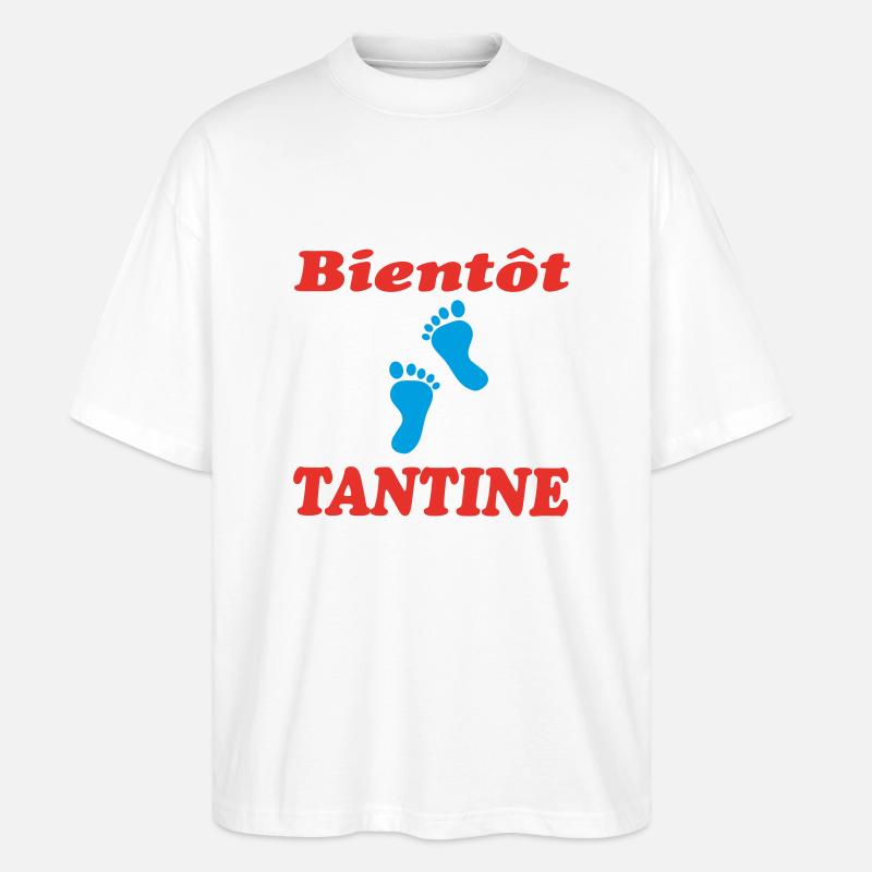 BALD TANTINE - Stanley/Stella Oversized Unisex Bio T-Shirt Blaster 2.0 - Weiß