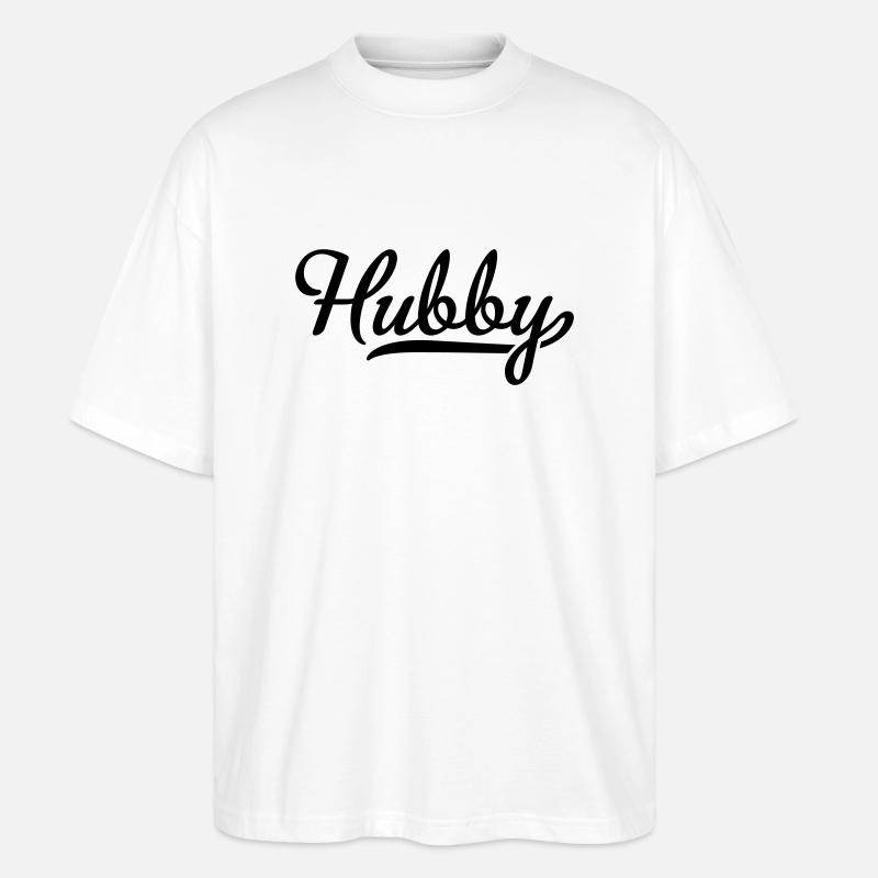 Hubby - Stanley/Stella Oversized Unisex Bio T-Shirt Blaster 2.0 - Weiß