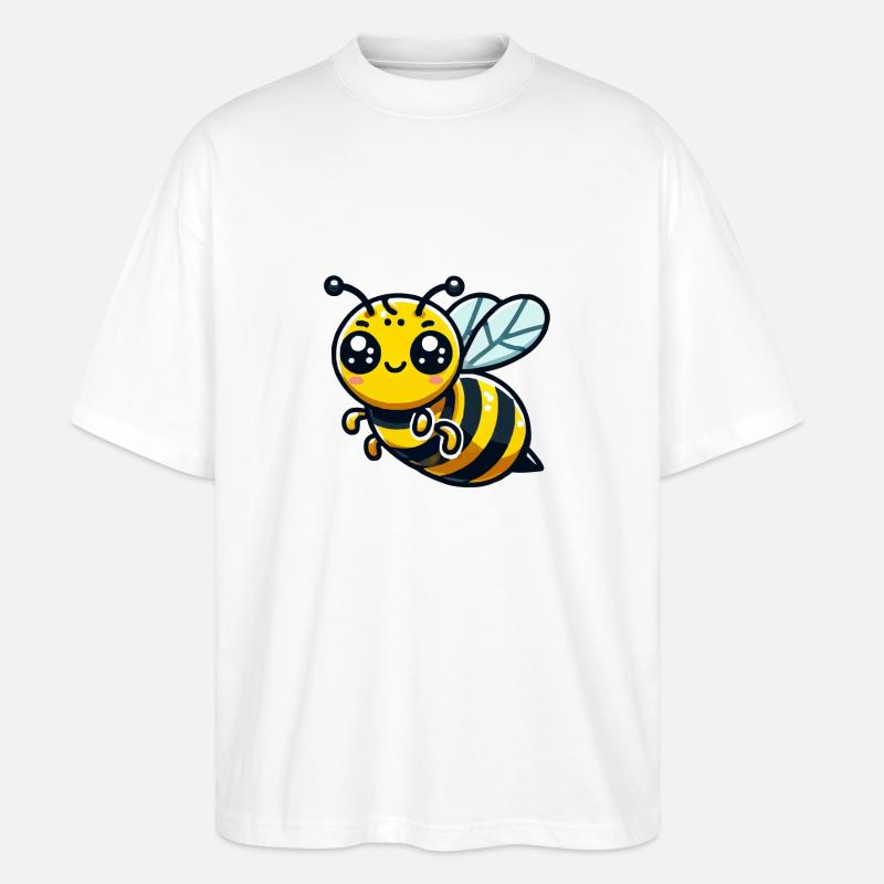 biene wespe comic - Stanley/Stella Oversized Unisex Bio T-Shirt Blaster 2.0 - Weiß