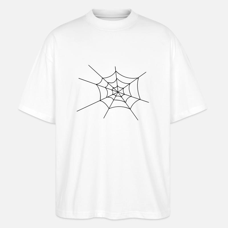 spider_web - T-shirt bio Blaster 2.0 coupe oversize Stanley/Stella Unisexe - blanc