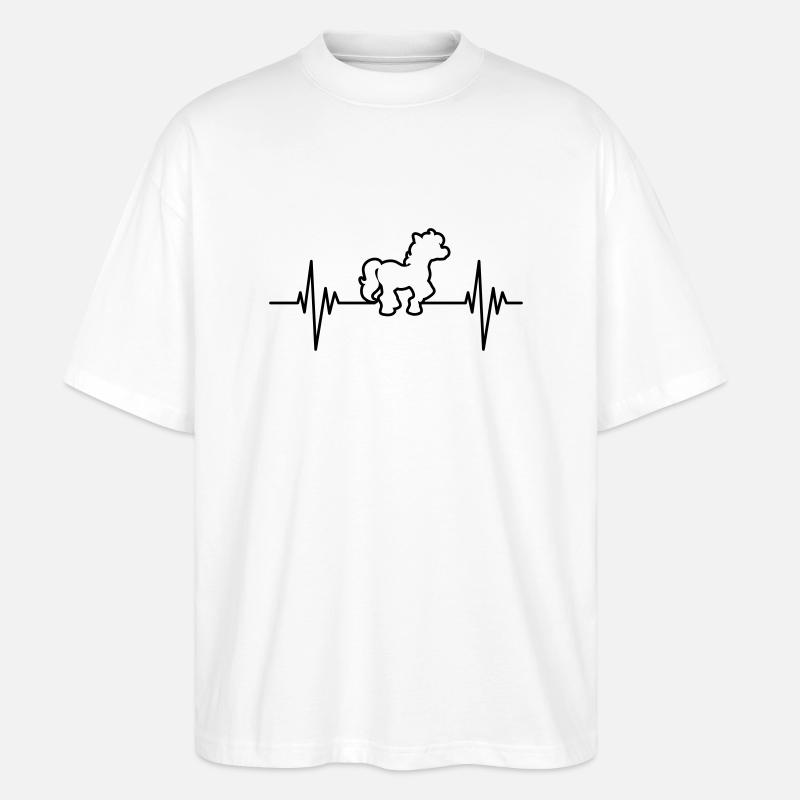 Pony Pulse - Stanley/Stella Oversized Unisex Bio T-Shirt Blaster 2.0 - Weiß