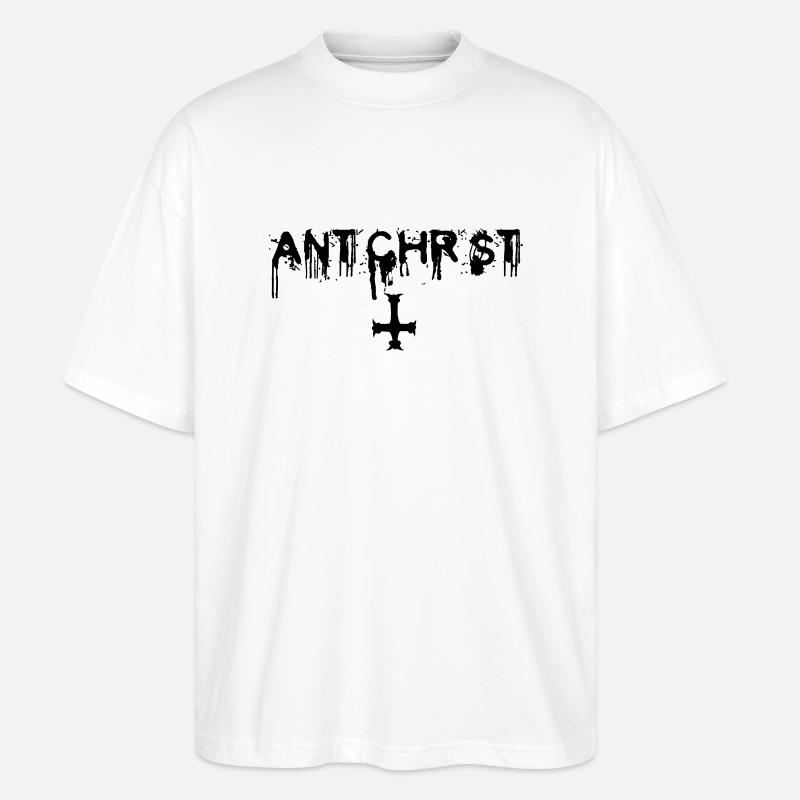 Antichrist - Lucifer - Stanley/Stella Oversized Unisex Bio T-Shirt Blaster 2.0 - Weiß